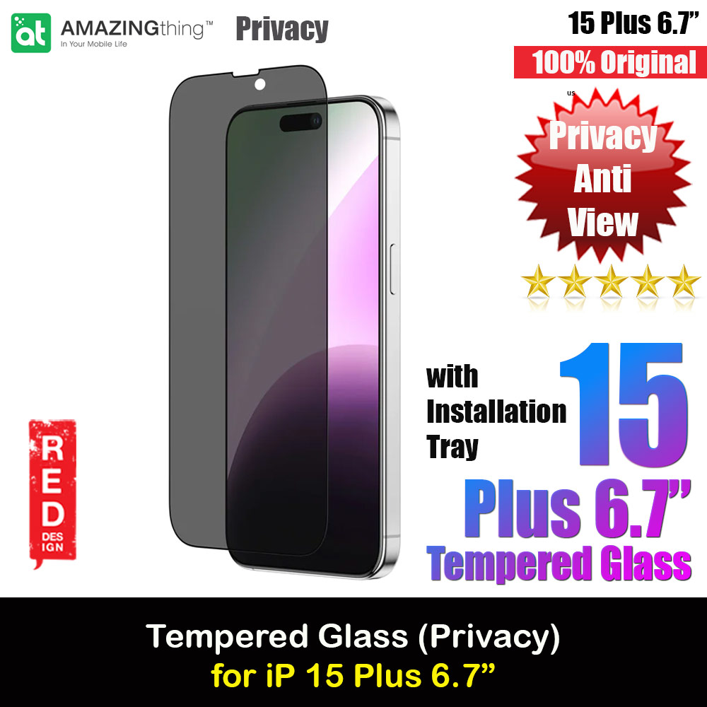 Picture of Amazingthing Radix Privacy Fully Covered Tempered Glass for iPhone 15 Plus 6.7 (Anti View) Apple iPhone 15 Plus 6.7- Apple iPhone 15 Plus 6.7 Cases, Apple iPhone 15 Plus 6.7 Covers, iPad Cases and a wide selection of Apple iPhone 15 Plus 6.7 Accessories in Malaysia, Sabah, Sarawak and Singapore 