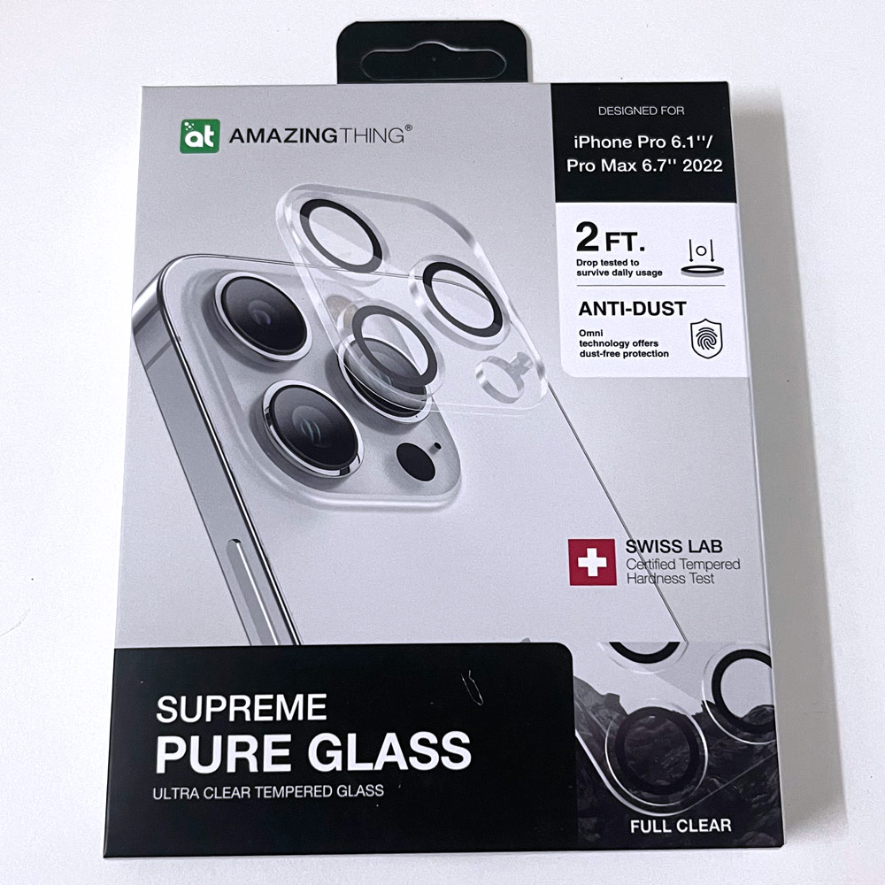 Picture of Apple iPhone 14 Pro 6.1  | Amazingthing Supreme Glass Pure Camere Lens Glass Protector for iPhone 14 Pro 6.1 iPhone 14 Pro Max 6.7 (Clear)