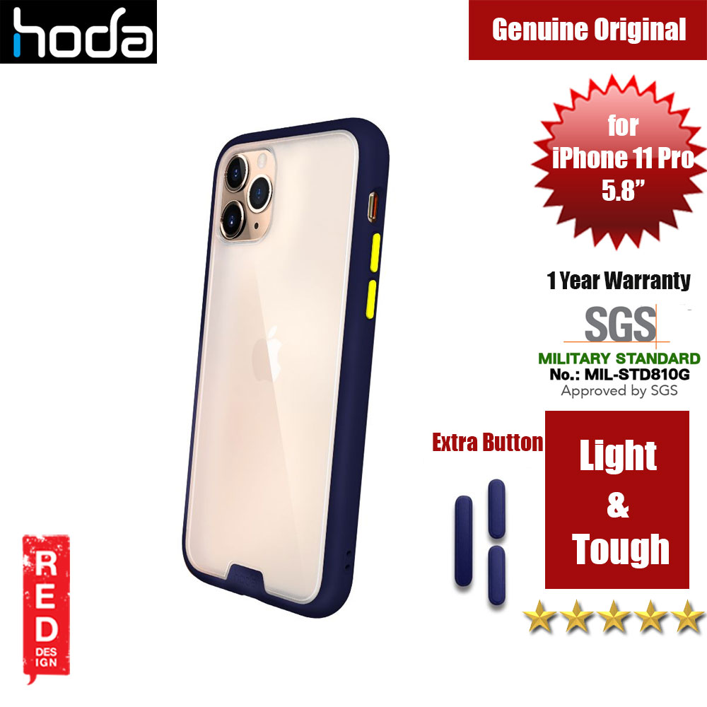 Picture of Hoda Military Standard Rough Case for Apple iPhone 11 Pro (Dark Blue) Apple iPhone 11 Pro 5.8- Apple iPhone 11 Pro 5.8 Cases, Apple iPhone 11 Pro 5.8 Covers, iPad Cases and a wide selection of Apple iPhone 11 Pro 5.8 Accessories in Malaysia, Sabah, Sarawak and Singapore 