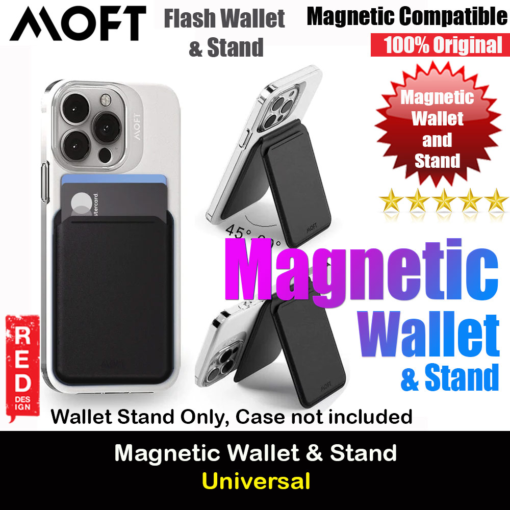 Picture of MOFT Snap Magnetic Compatible Flash Wallet and Stand for iPhone 13 iPhone 14 Pro Max Card Holder Phone Stand (Jet Black) Apple iPhone 14 Pro Max 6.7- Apple iPhone 14 Pro Max 6.7 Cases, Apple iPhone 14 Pro Max 6.7 Covers, iPad Cases and a wide selection of Apple iPhone 14 Pro Max 6.7 Accessories in Malaysia, Sabah, Sarawak and Singapore 