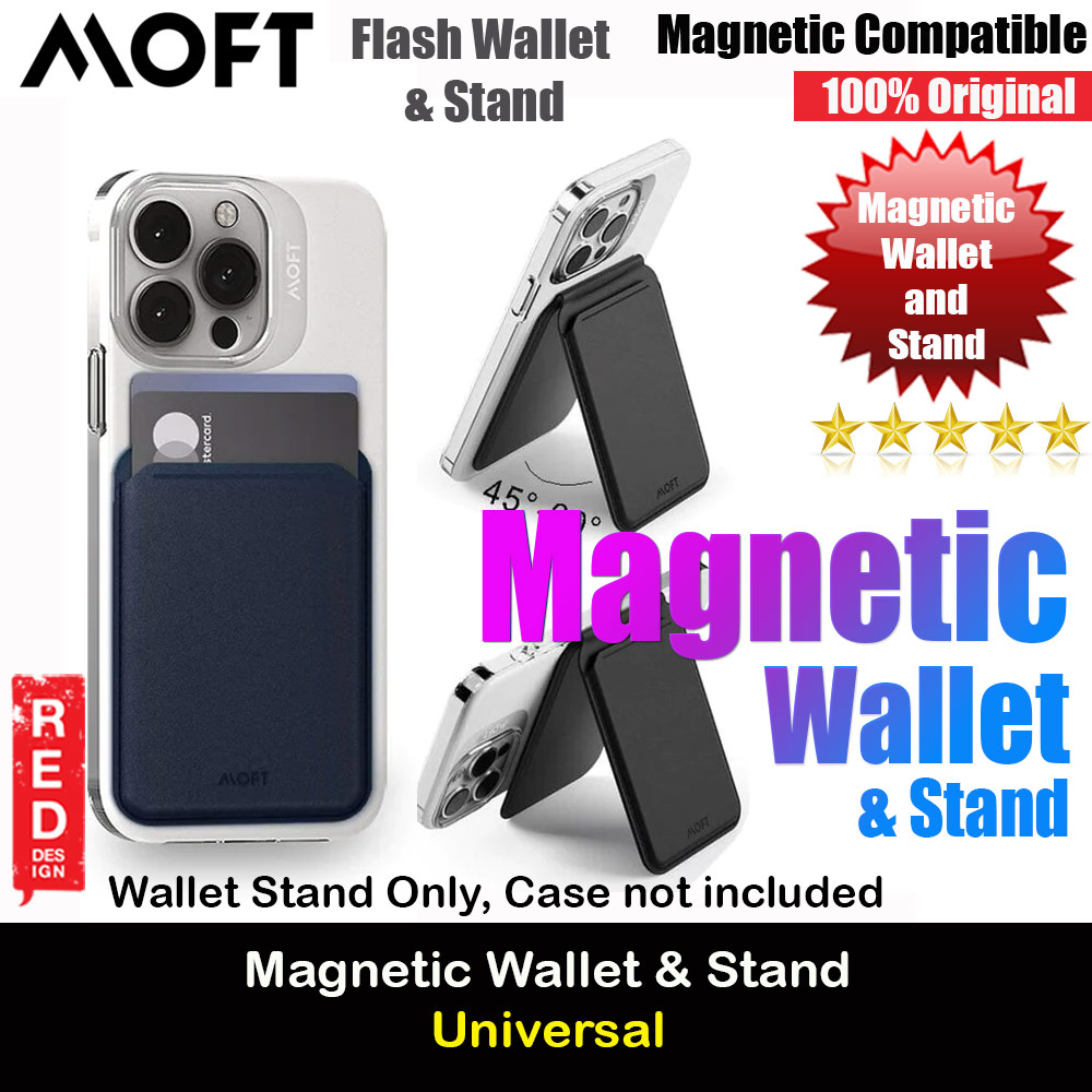 Picture of MOFT Snap Magnetic Compatible Flash Wallet and Stand for iPhone 13 iPhone 14 Pro Max Card Holder Phone Stand (Blue) Apple iPhone 14 Pro Max 6.7- Apple iPhone 14 Pro Max 6.7 Cases, Apple iPhone 14 Pro Max 6.7 Covers, iPad Cases and a wide selection of Apple iPhone 14 Pro Max 6.7 Accessories in Malaysia, Sabah, Sarawak and Singapore 
