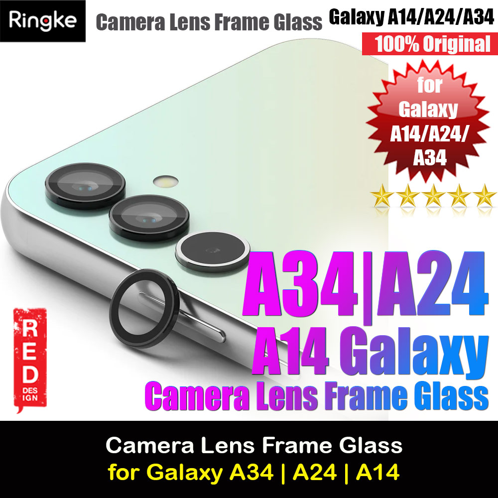 Picture of Ringke Camera Lens Frame Glass for Samsung Galaxy A34 A24 A14 (Black) Samsung Galaxy A14 5G- Samsung Galaxy A14 5G Cases, Samsung Galaxy A14 5G Covers, iPad Cases and a wide selection of Samsung Galaxy A14 5G Accessories in Malaysia, Sabah, Sarawak and Singapore 