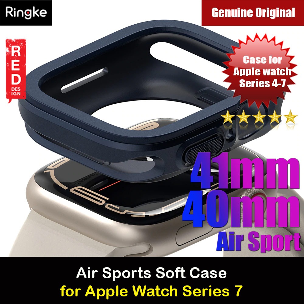 Picture of Ringke Air Sports Soft Bumper Case for Apple Watch Series 7 45mm Series SE 6 5 4 44mm Case (Dark Green) Apple Watch 44mm- Apple Watch 44mm Cases, Apple Watch 44mm Covers, iPad Cases and a wide selection of Apple Watch 44mm Accessories in Malaysia, Sabah, Sarawak and Singapore 