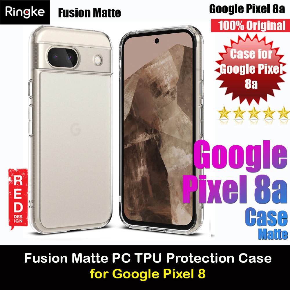 Picture of Ringke Fusion Matte Drop Drop Protection Case for Google Pixel 8a (Matte) Google Pixel 8a- Google Pixel 8a Cases, Google Pixel 8a Covers, iPad Cases and a wide selection of Google Pixel 8a Accessories in Malaysia, Sabah, Sarawak and Singapore 