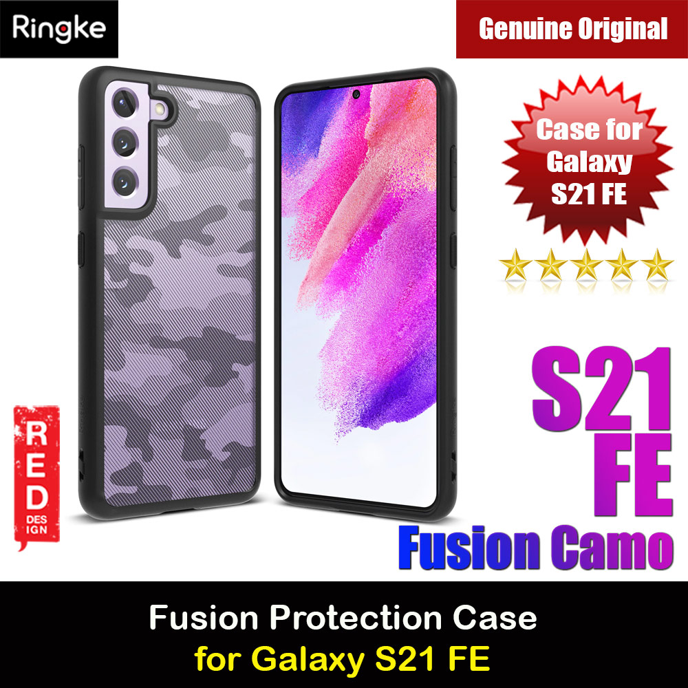 Picture of Ringke Fusion Matte Protection Case for Galaxy S21 FE (Matte Camo Black) Samsung Galaxy S21 FE- Samsung Galaxy S21 FE Cases, Samsung Galaxy S21 FE Covers, iPad Cases and a wide selection of Samsung Galaxy S21 FE Accessories in Malaysia, Sabah, Sarawak and Singapore 