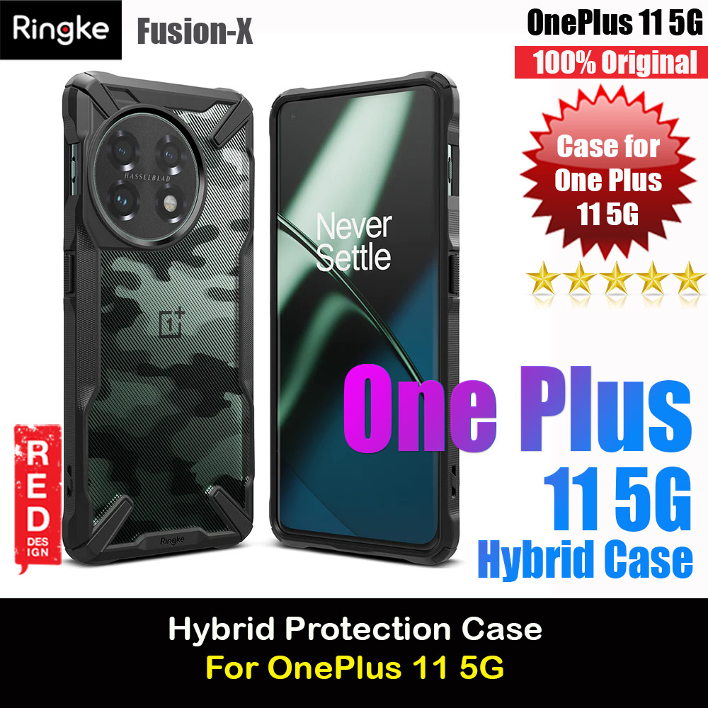 Picture of Ringke Fusion-X Drop Protection Case for One Plus 11 5G (Camo Black) OnePlus 11 5G- OnePlus 11 5G Cases, OnePlus 11 5G Covers, iPad Cases and a wide selection of OnePlus 11 5G Accessories in Malaysia, Sabah, Sarawak and Singapore 