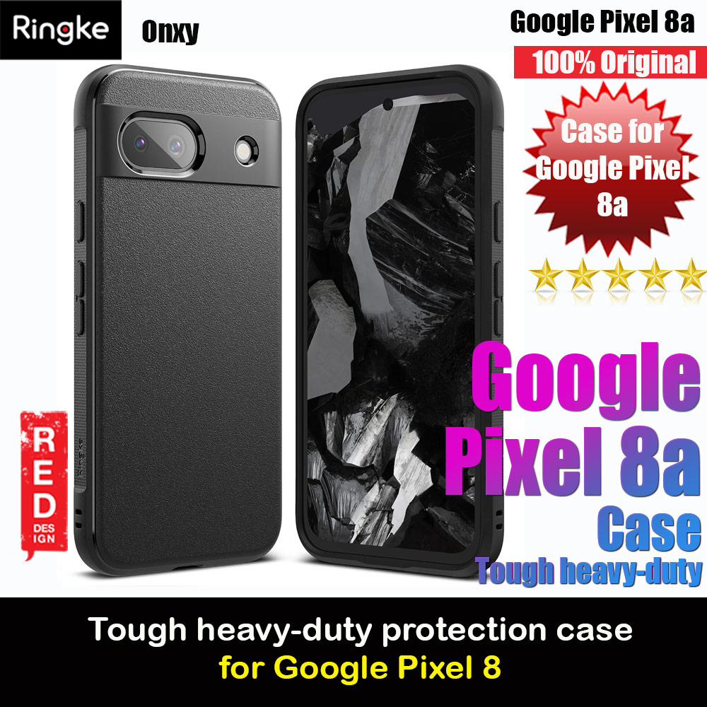 Picture of Ringke Onyx Heavy Duty Drop Drop Protection Case for Google Pixel 8a (Black) Google Pixel 8a- Google Pixel 8a Cases, Google Pixel 8a Covers, iPad Cases and a wide selection of Google Pixel 8a Accessories in Malaysia, Sabah, Sarawak and Singapore 