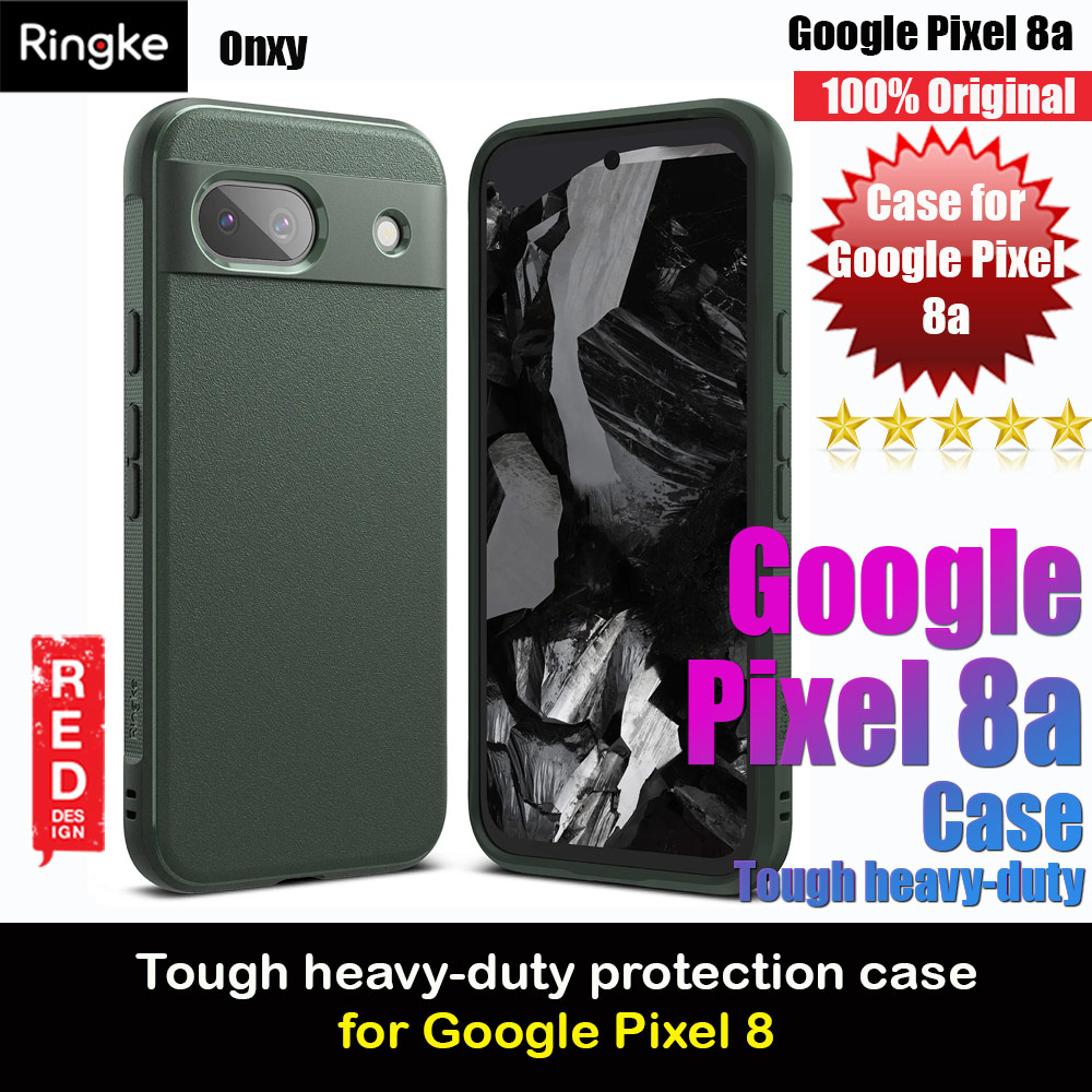 Picture of Ringke Onyx Heavy Duty Drop Drop Protection Case for Google Pixel 8a (Green) Google Pixel 8a- Google Pixel 8a Cases, Google Pixel 8a Covers, iPad Cases and a wide selection of Google Pixel 8a Accessories in Malaysia, Sabah, Sarawak and Singapore 