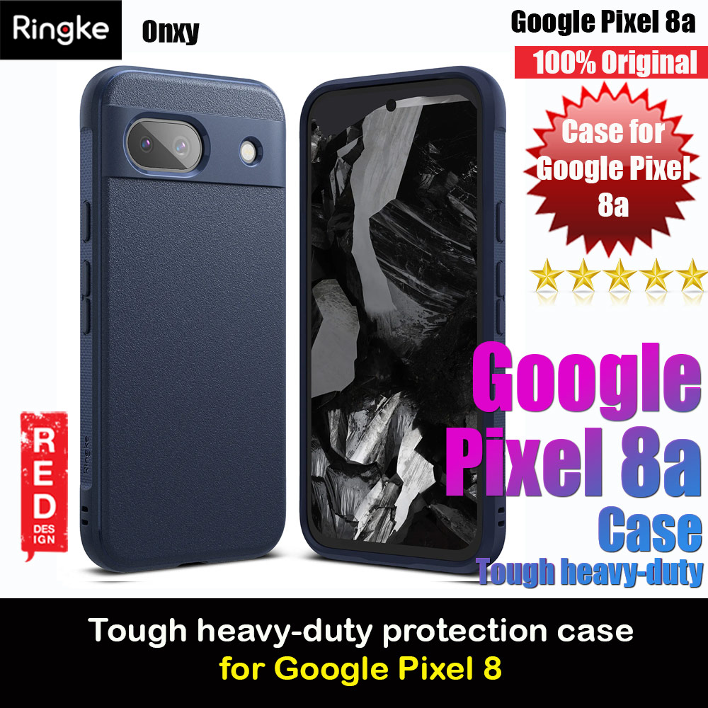 Picture of Ringke Onyx Heavy Duty Drop Drop Protection Case for Google Pixel 8a (Navy) Google Pixel 8a- Google Pixel 8a Cases, Google Pixel 8a Covers, iPad Cases and a wide selection of Google Pixel 8a Accessories in Malaysia, Sabah, Sarawak and Singapore 