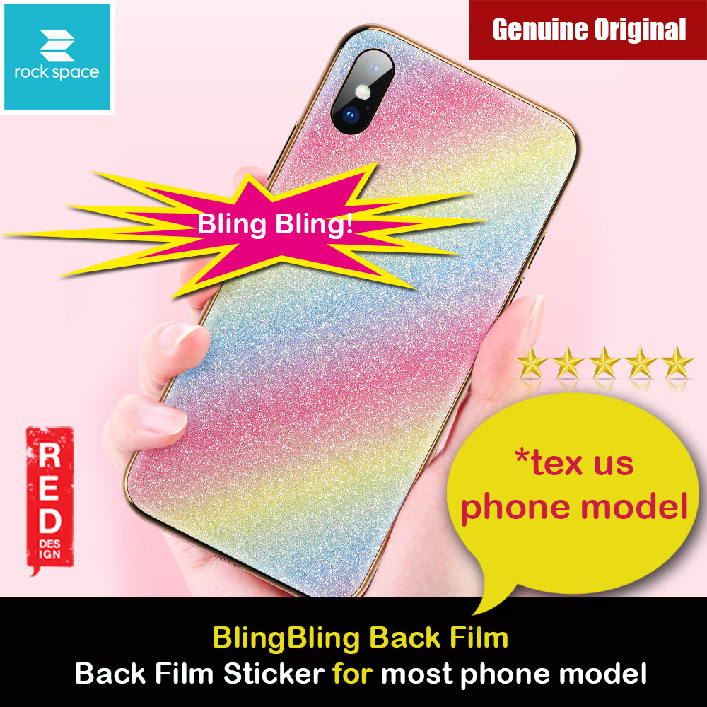 Picture of Rock Space Custom Made for All Phone Model Bling Bling Series Back Film Protector Sticker for Any Phone Model (Rainbow) Apple iPhone 11 6.1- Apple iPhone 11 6.1 Cases, Apple iPhone 11 6.1 Covers, iPad Cases and a wide selection of Apple iPhone 11 6.1 Accessories in Malaysia, Sabah, Sarawak and Singapore 