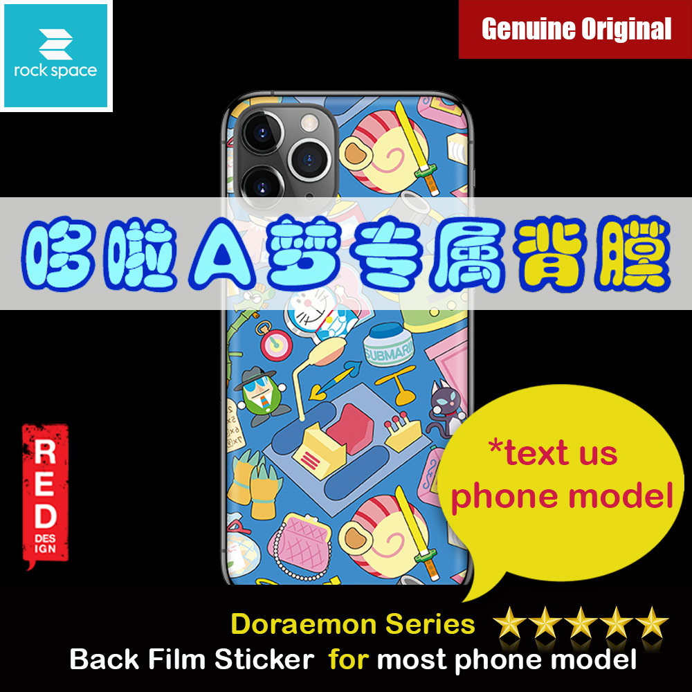 Picture of Rock Space Custom Made for All Phone Model Doraemon Series Back Film Protector Sticker for Any Phone Model (Doraemon 008) Apple iPhone 11 6.1- Apple iPhone 11 6.1 Cases, Apple iPhone 11 6.1 Covers, iPad Cases and a wide selection of Apple iPhone 11 6.1 Accessories in Malaysia, Sabah, Sarawak and Singapore 
