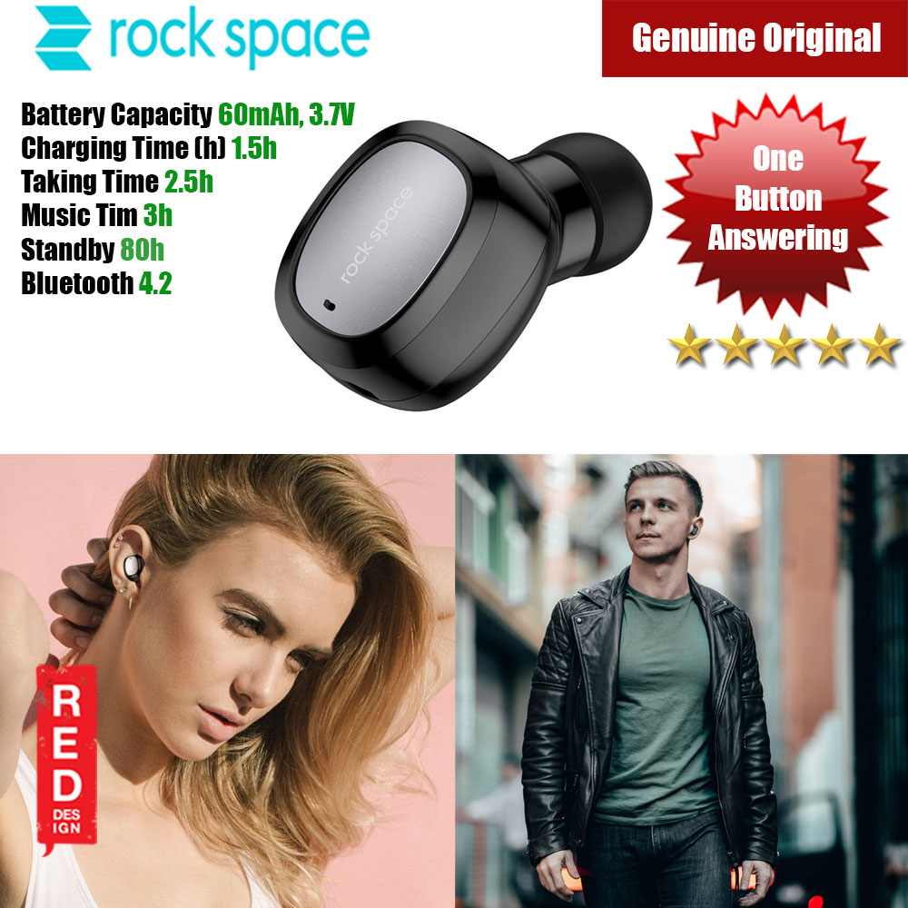 Picture of Rockspace D300 Mini Bluetooth Wireless Earbud Sport Car Driver Earphone with mic for IOS Android Red Design- Red Design Cases, Red Design Covers, iPad Cases and a wide selection of Red Design Accessories in Malaysia, Sabah, Sarawak and Singapore 