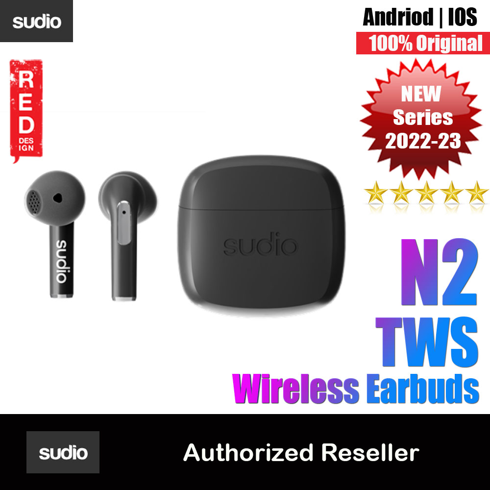 Picture of Sudio N2 TWS True Wireless Bluetooth Earbuds Earphone Bluetooth V5.2 Splash Proof (Black) Apple iPhone 12 6.1- Apple iPhone 12 6.1 Cases, Apple iPhone 12 6.1 Covers, iPad Cases and a wide selection of Apple iPhone 12 6.1 Accessories in Malaysia, Sabah, Sarawak and Singapore 