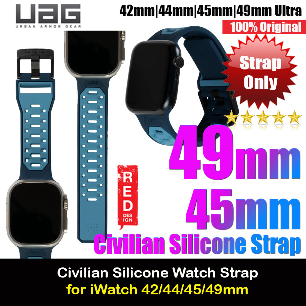 Picture of UAG Civilian Silicone Strap for Apple Watch 42mm 44mm 45mm 49mm Ultra Series 4 5 6 7 8 SE SE 2 (Mallard) Apple Watch 42mm- Apple Watch 42mm Cases, Apple Watch 42mm Covers, iPad Cases and a wide selection of Apple Watch 42mm Accessories in Malaysia, Sabah, Sarawak and Singapore 