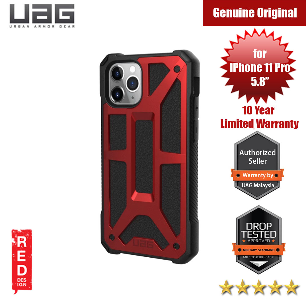 Picture of UAG Monarch Series Drop Protection Case for Apple iPhone 11 Pro 5.8 (Crimson Red) Apple iPhone 11 Pro 5.8- Apple iPhone 11 Pro 5.8 Cases, Apple iPhone 11 Pro 5.8 Covers, iPad Cases and a wide selection of Apple iPhone 11 Pro 5.8 Accessories in Malaysia, Sabah, Sarawak and Singapore 