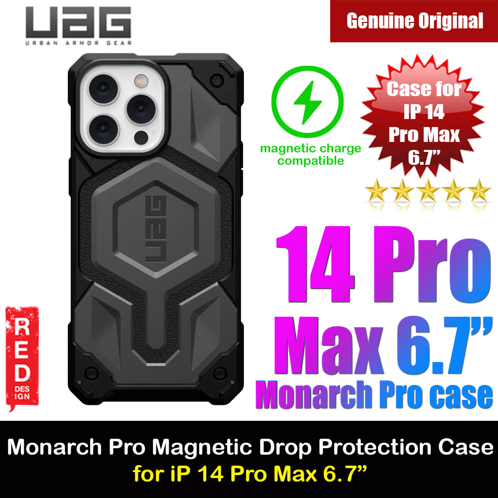 Picture of UAG Monarch Pro Magsafe Compatible Drop Proof Case for iPhone 14 Pro Max 6.7 (Silver) Apple iPhone 14 Pro Max 6.7- Apple iPhone 14 Pro Max 6.7 Cases, Apple iPhone 14 Pro Max 6.7 Covers, iPad Cases and a wide selection of Apple iPhone 14 Pro Max 6.7 Accessories in Malaysia, Sabah, Sarawak and Singapore 