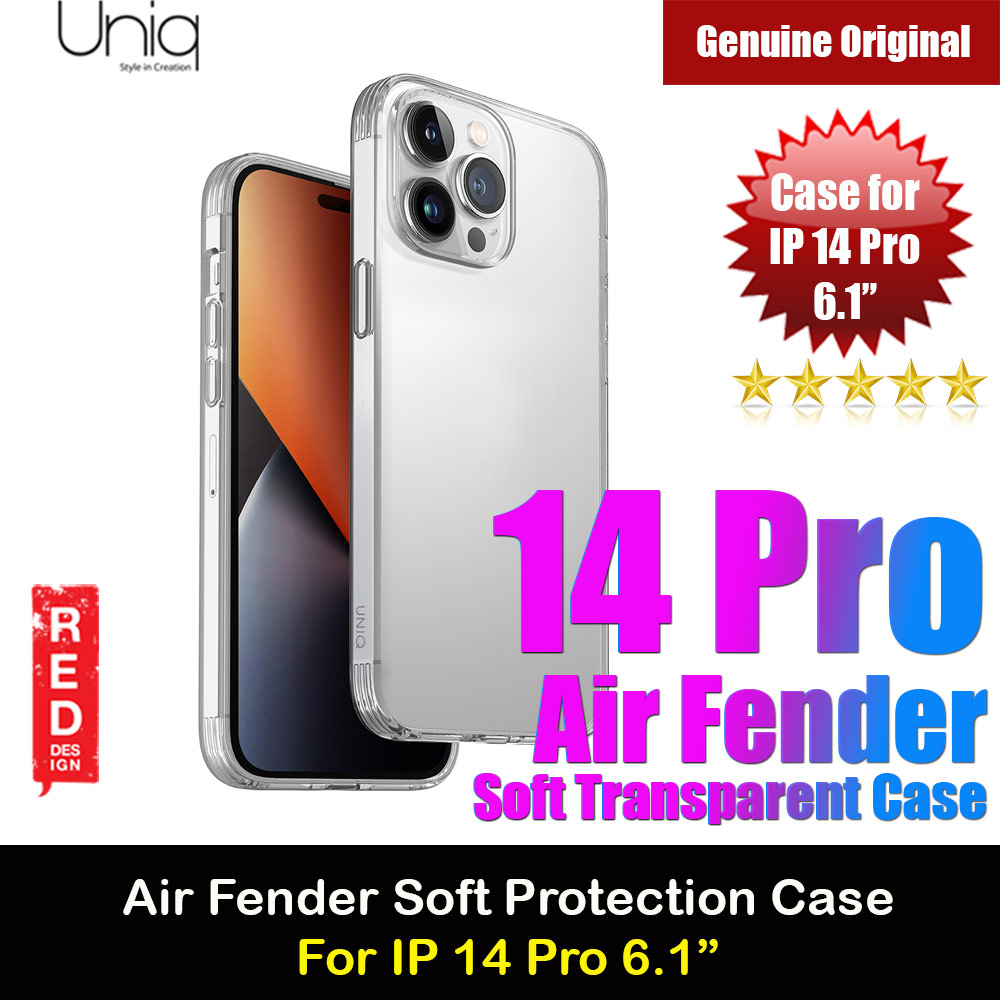Picture of Uniq Air Fender Slim Ultra Light Flex Soft Drop Protection Case for iPhone 14 Pro 6.1 (Nule Transparent Clear) Apple iPhone 14 Pro 6.1- Apple iPhone 14 Pro 6.1 Cases, Apple iPhone 14 Pro 6.1 Covers, iPad Cases and a wide selection of Apple iPhone 14 Pro 6.1 Accessories in Malaysia, Sabah, Sarawak and Singapore 