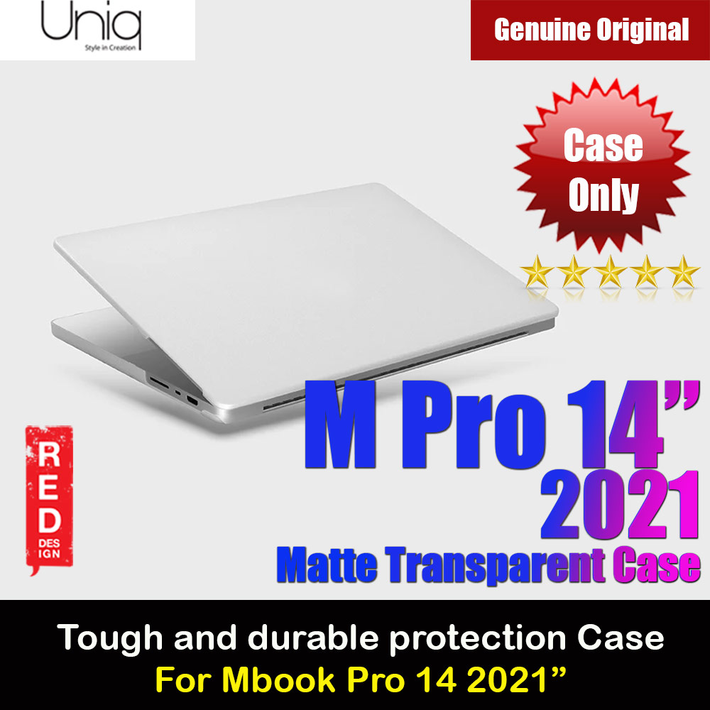 Picture of Uniq  Claro Frosted Series Protection Case for Apple Macbook Pro 14" 2021 (Matte Clear) Apple Macbook Pro 14.2 2021- Apple Macbook Pro 14.2 2021 Cases, Apple Macbook Pro 14.2 2021 Covers, iPad Cases and a wide selection of Apple Macbook Pro 14.2 2021 Accessories in Malaysia, Sabah, Sarawak and Singapore 