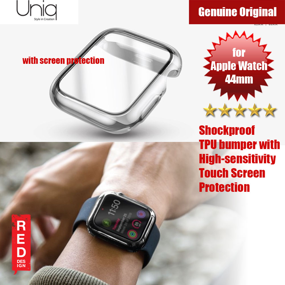 Picture of Uniq Garde Series Case with High Sensitivity Touch Screen Protection for Apple Watch 44mm (Clear) Apple Watch 44mm- Apple Watch 44mm Cases, Apple Watch 44mm Covers, iPad Cases and a wide selection of Apple Watch 44mm Accessories in Malaysia, Sabah, Sarawak and Singapore 