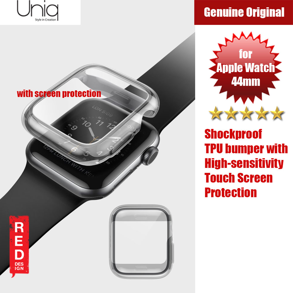 Picture of Uniq Garde Series Case with High Sensitivity Touch Screen Protection for Apple Watch 44mm (Tint Black) Apple Watch 44mm- Apple Watch 44mm Cases, Apple Watch 44mm Covers, iPad Cases and a wide selection of Apple Watch 44mm Accessories in Malaysia, Sabah, Sarawak and Singapore 