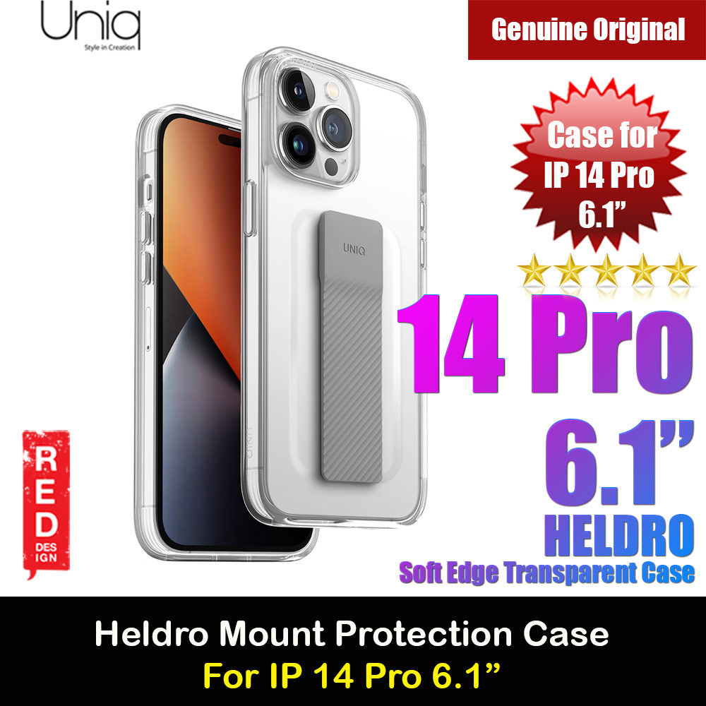 Picture of Uniq Heldro Free Grip Flex Grip Sporty Drop Protection Case with Wrist Strap for iPhone 14 Pro 6.1 (Lucent Clear) Apple iPhone 14 Pro 6.1- Apple iPhone 14 Pro 6.1 Cases, Apple iPhone 14 Pro 6.1 Covers, iPad Cases and a wide selection of Apple iPhone 14 Pro 6.1 Accessories in Malaysia, Sabah, Sarawak and Singapore 