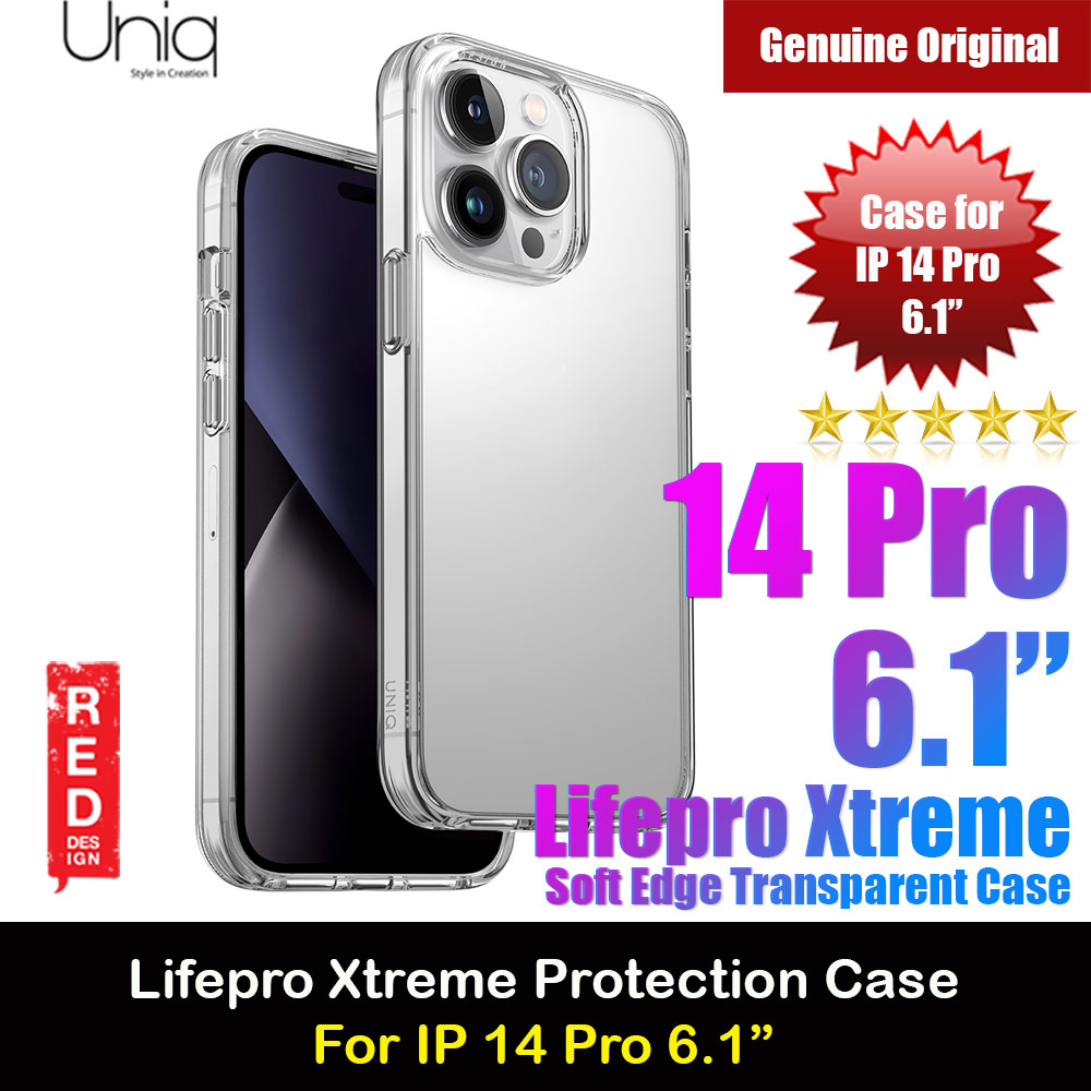 Picture of Uniq LifePro Xtreme Drop Protection Case for iPhone 14 Pro 6.1 (Clear) Apple iPhone 14 Pro 6.1- Apple iPhone 14 Pro 6.1 Cases, Apple iPhone 14 Pro 6.1 Covers, iPad Cases and a wide selection of Apple iPhone 14 Pro 6.1 Accessories in Malaysia, Sabah, Sarawak and Singapore 