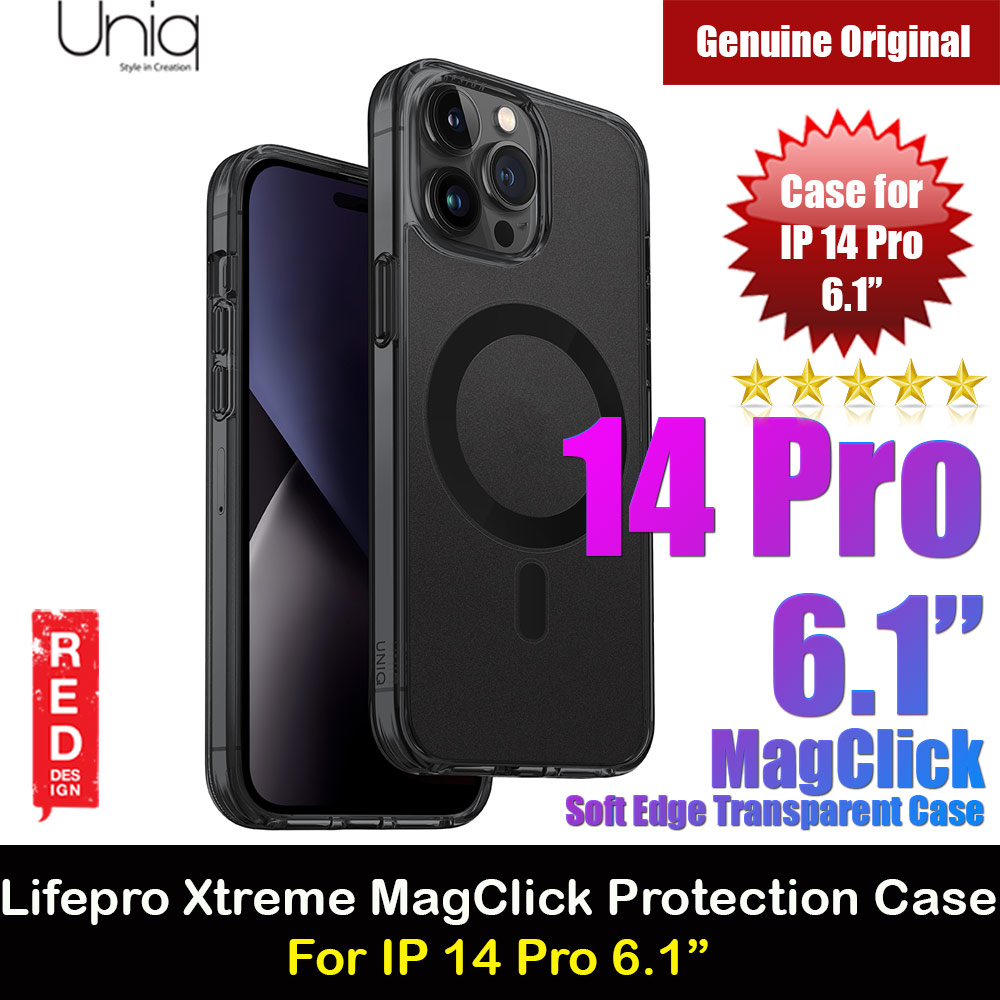 Picture of Uniq MagClick LifePro Xtreme Drop Protection Magsafe Compatible Magnetic Case for iPhone 14 Pro 6.1 (Magsafe Compatible Smoke) Apple iPhone 14 Pro 6.1- Apple iPhone 14 Pro 6.1 Cases, Apple iPhone 14 Pro 6.1 Covers, iPad Cases and a wide selection of Apple iPhone 14 Pro 6.1 Accessories in Malaysia, Sabah, Sarawak and Singapore 