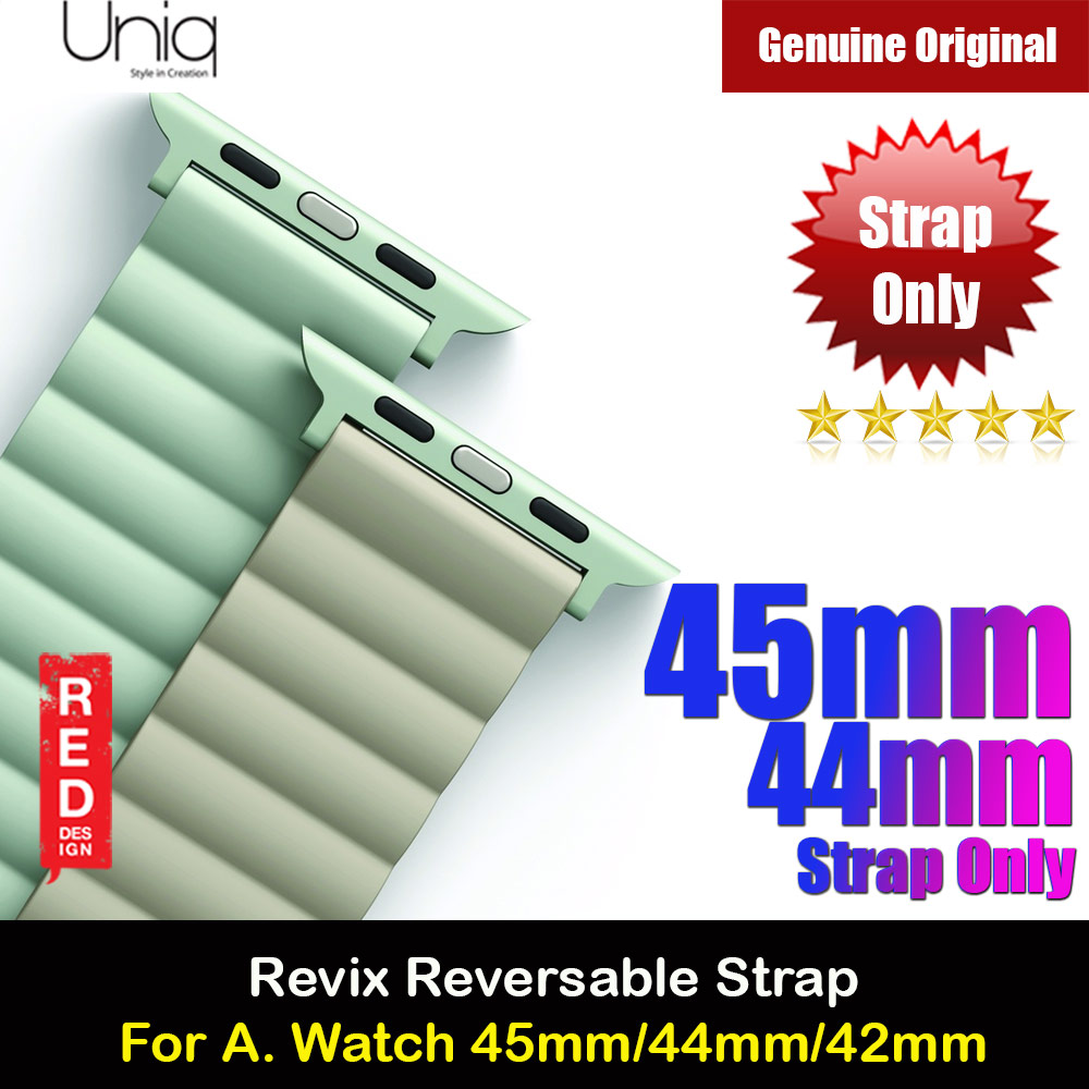 Picture of Uniq Revix Reversible Magnetic Silicone Strap Apple Watch 45mm 44mm 42mm Series 1 2 3 4 5 6 7 SE Nike (Sage Beige) Apple Watch 42mm- Apple Watch 42mm Cases, Apple Watch 42mm Covers, iPad Cases and a wide selection of Apple Watch 42mm Accessories in Malaysia, Sabah, Sarawak and Singapore 