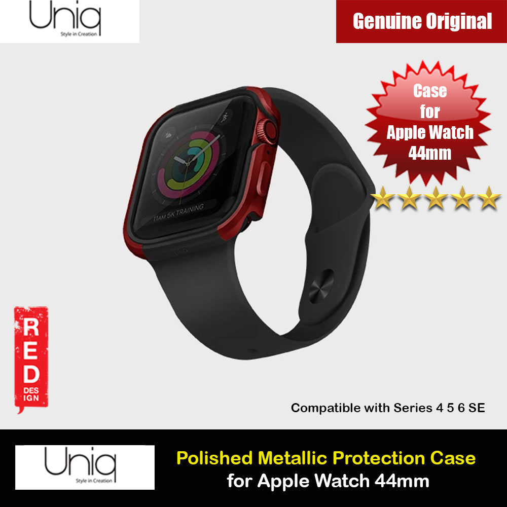 Picture of Uniq Valencia Series Reinforced Aluminium Defense Case for Apple Watch Series 4 5 6 SE Nike 44mm (Red) Apple Watch 44mm- Apple Watch 44mm Cases, Apple Watch 44mm Covers, iPad Cases and a wide selection of Apple Watch 44mm Accessories in Malaysia, Sabah, Sarawak and Singapore 