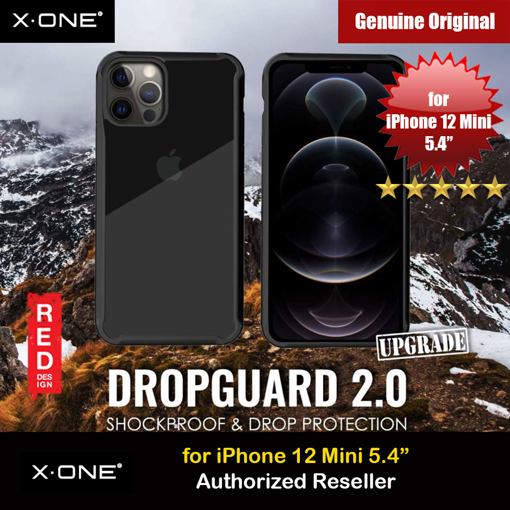 Picture of X.One DropGuard 2.0 Air Cushion Extreme Responsive Button Drop Protection Case for iPhone 12 Mini 5.4 (Clear Black) Upgraded  Version Apple iPhone 12 mini 5.4- Apple iPhone 12 mini 5.4 Cases, Apple iPhone 12 mini 5.4 Covers, iPad Cases and a wide selection of Apple iPhone 12 mini 5.4 Accessories in Malaysia, Sabah, Sarawak and Singapore 