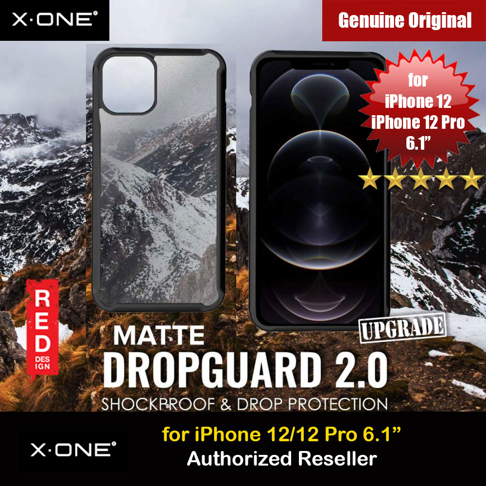 Picture of X.One DropGuard 2.0 Air Cushion Extreme Responsive Button Drop Protection Case for iPhone 12 iPhone 12 Pro 6.1 (Matte Black) Upgraded  Version Apple iPhone 12 6.1- Apple iPhone 12 6.1 Cases, Apple iPhone 12 6.1 Covers, iPad Cases and a wide selection of Apple iPhone 12 6.1 Accessories in Malaysia, Sabah, Sarawak and Singapore 