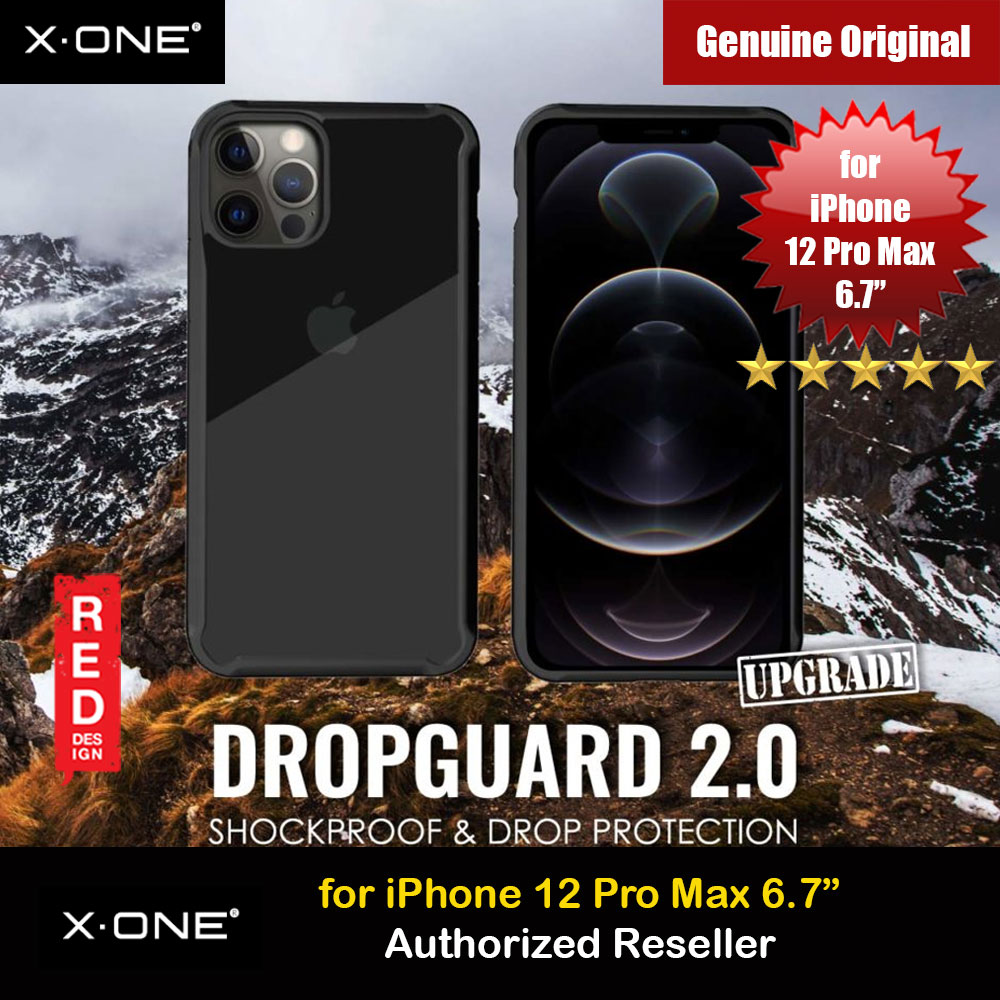 Picture of X.One DropGuard 2.0 Air Cushion Extreme Responsive Button Drop Protection Case for iPhone 12 Pro Max 6.7 (Clear Black) Upgraded  Version Apple iPhone 12 Pro Max 6.7- Apple iPhone 12 Pro Max 6.7 Cases, Apple iPhone 12 Pro Max 6.7 Covers, iPad Cases and a wide selection of Apple iPhone 12 Pro Max 6.7 Accessories in Malaysia, Sabah, Sarawak and Singapore 
