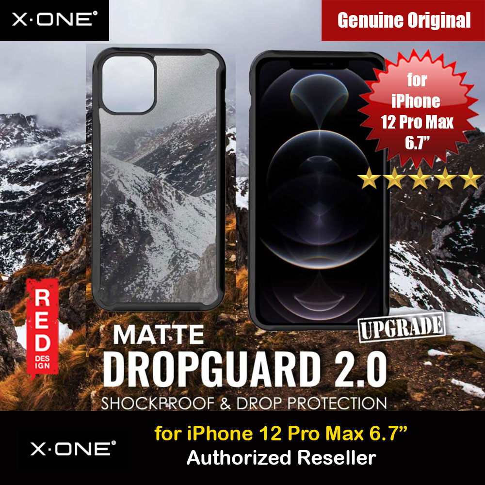 Picture of X.One DropGuard 2.0 Air Cushion Extreme Responsive Button Drop Protection Case for iPhone 12 Pro Max 6.7 (Matte Black) Upgraded  Version Apple iPhone 12 Pro Max 6.7- Apple iPhone 12 Pro Max 6.7 Cases, Apple iPhone 12 Pro Max 6.7 Covers, iPad Cases and a wide selection of Apple iPhone 12 Pro Max 6.7 Accessories in Malaysia, Sabah, Sarawak and Singapore 