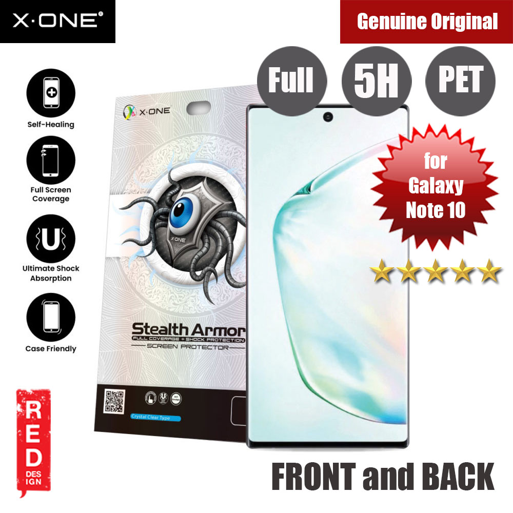 Picture of X.One Stealth Armor 2 Full Screen Coverage PET Screen Protector For Samsung Galaxy Note 10 (Front and Back) Samsung Galaxy Note 10- Samsung Galaxy Note 10 Cases, Samsung Galaxy Note 10 Covers, iPad Cases and a wide selection of Samsung Galaxy Note 10 Accessories in Malaysia, Sabah, Sarawak and Singapore 